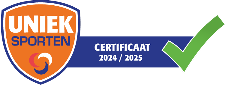 Uniek Sporten Cetrtificaat 2024 / 2025